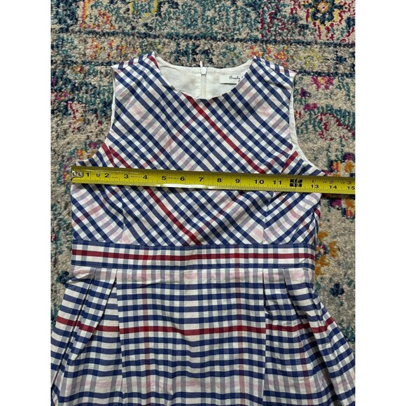Brooks Brothers Fleece Girls Gingham‎ Check Sleeveless Sundress Size 8 - Picture 5 of 7